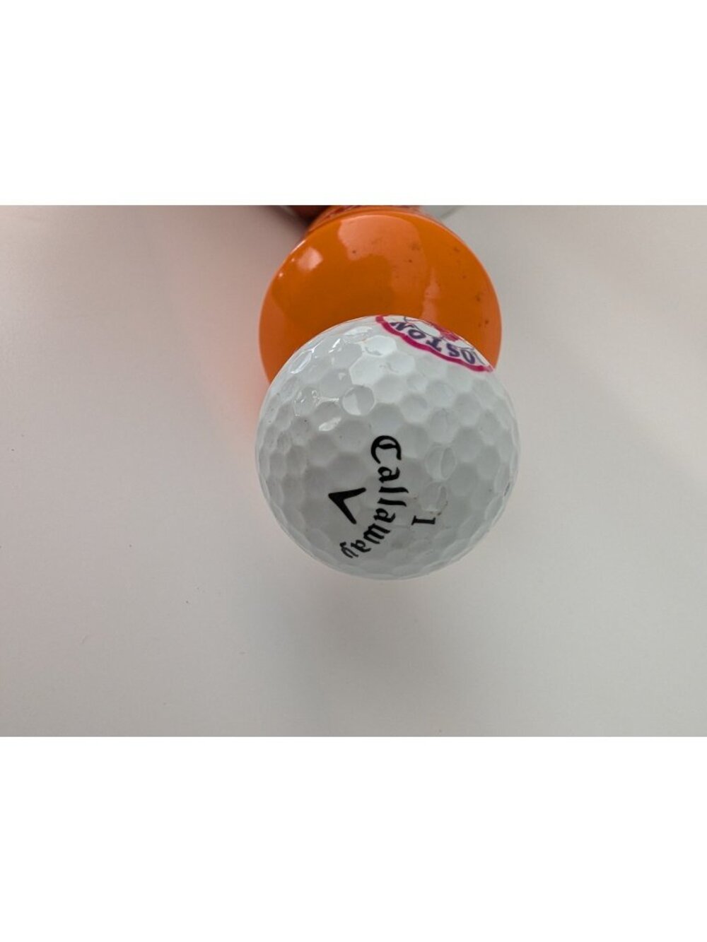 Harpoon IPA Boston Red Sox Golf Ball Beer Tap Handle Orange Collectible RARE - Picture 4 of 7